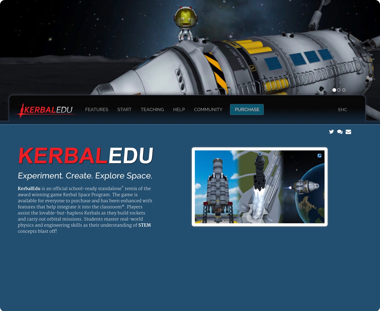 KerbalEdu Website Cover Image