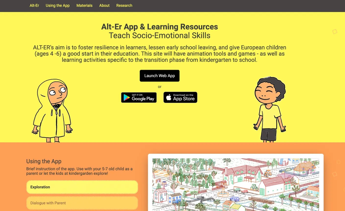 Alt-Er Website & App screenshot 1 of 4