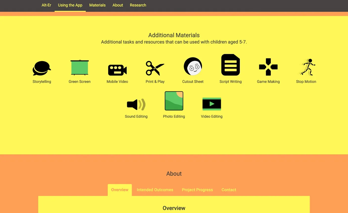 Alt-Er Website & App screenshot 2 of 4