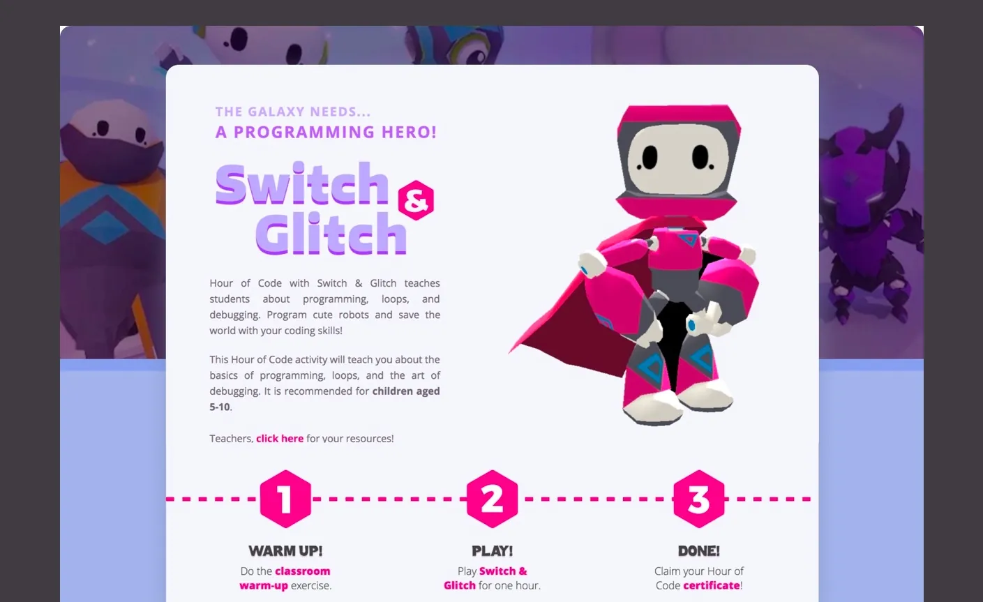 Hour of Code 2017 & 2018 screenshot 1 of 4