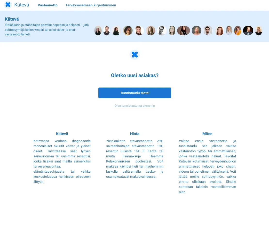 Kätevä Remote Health Center screenshot 1 of 3
