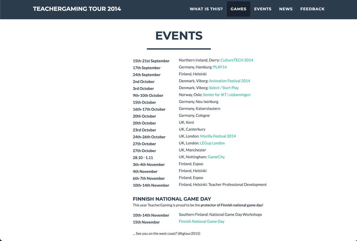 TeacherGaming Tour 2014 & 2015 screenshot 5 of 5