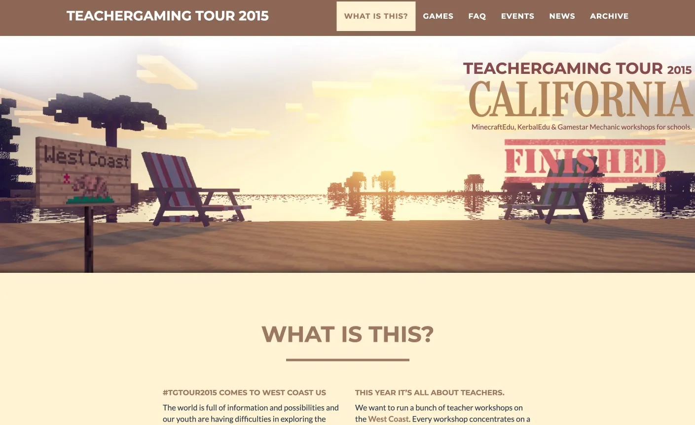 TeacherGaming Tour 2014 & 2015 screenshot 1 of 5