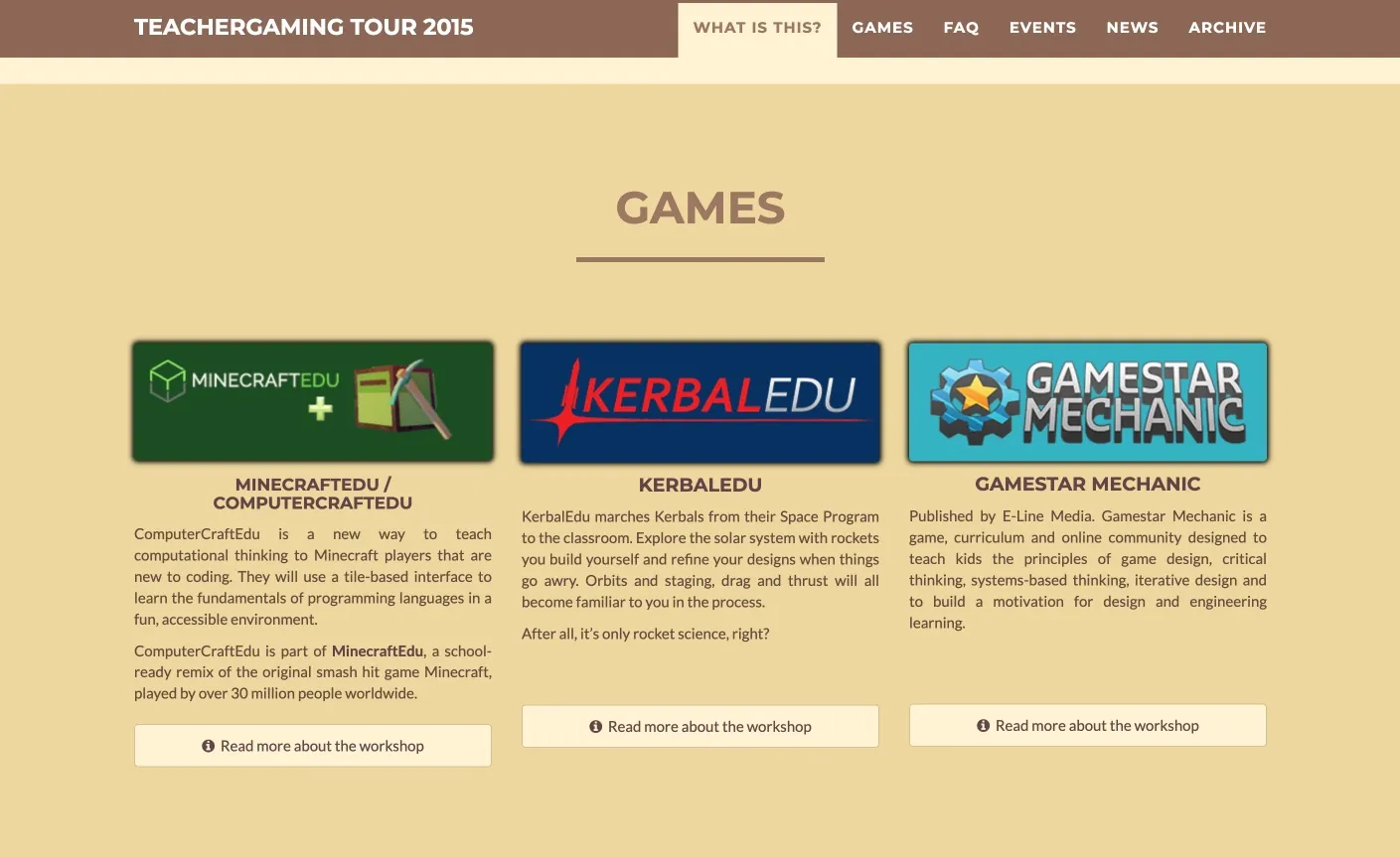 TeacherGaming Tour 2014 & 2015 screenshot 2 of 5