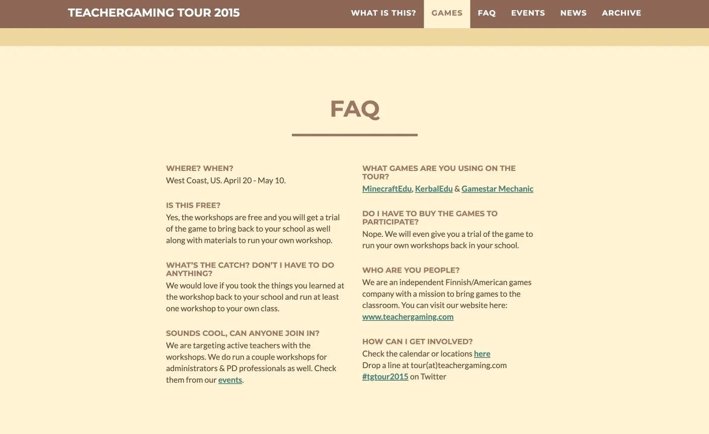 TeacherGaming Tour 2014 & 2015 screenshot 3 of 5